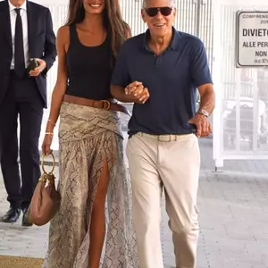 Amal and George Clooney's Effortlessly Chic Departure from Venice