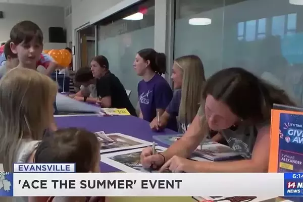 Student-Athletes Inspire Young Readers at Local Library Event