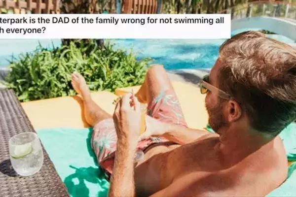 Waterpark Dad Sparks Debate on Family Vacation Responsibilities