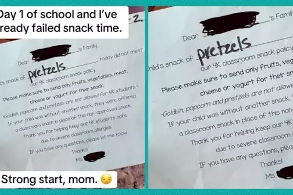 School Snack Policy Sparks Online Debate