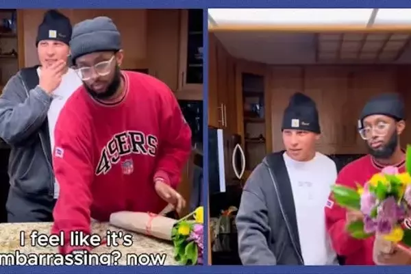 Men Confront Vulnerability in Flower-Giving