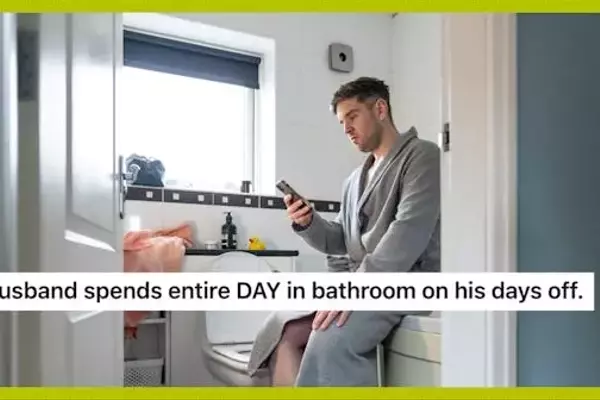 Husband's Excessive Bathroom Breaks Strain Marriage and Family Life