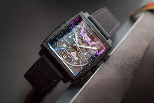 TAG Heuer Unveils Monaco Chronograph Inspired by F1 Las Vegas Night Racing