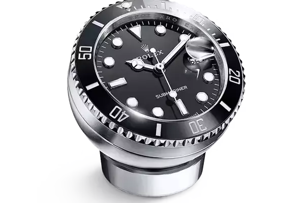 Rolex Unveils a Desk Clock Tribute to the Iconic Submariner Date