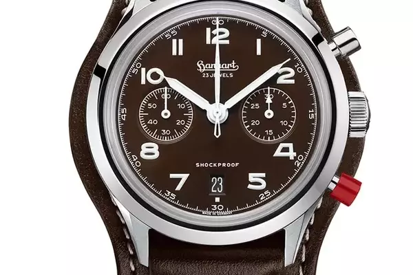Hanhart Debuts Limited Edition 417 ES Mokka Flyback Date Chronograph