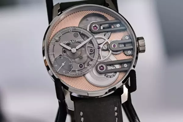 Armin Strom Unveils Exquisite Gravity Equal Force Ultimate Sapphire Salmon Timepiece