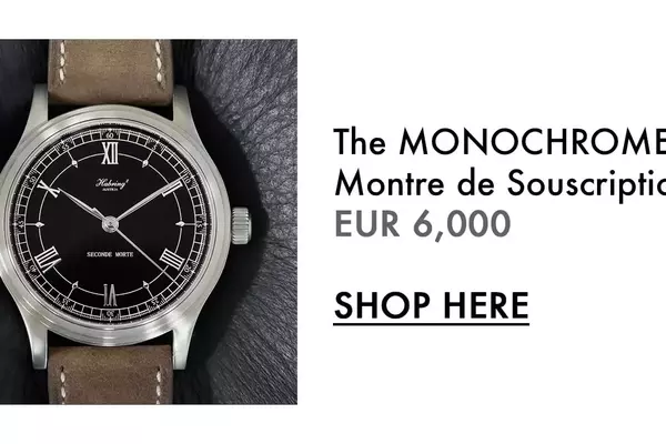 The MONOCHROME Montre de Souscription 4 Seconde Morte: A Fusion of Art Deco and Precision