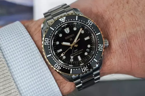 Seiko Prospex 1968 Heritage Diver GMT SPB534 Seashadow: A Modern Classic with Gold Accents