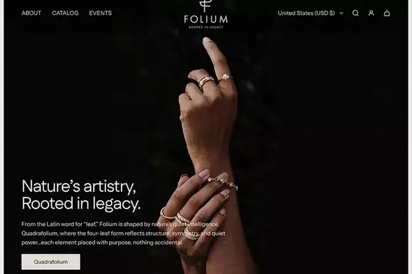 Folium Jewels Unveils New Digital Presence