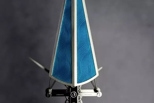 L'Epée 1839 Unveils "La Regatta Métiers d'Art" Vertical Clock Series