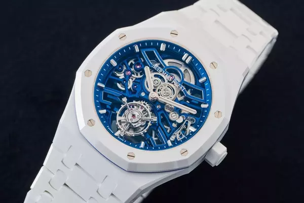 Audemars Piguet Introduces White Ceramic Royal Oak Selfwinding Flying Tourbillon Openworked