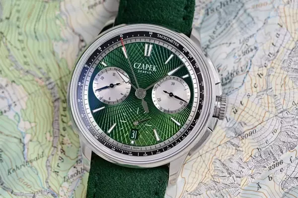 Czapek Unveils Faubourg de Cracovie Crossroads Victory Green Chronograph