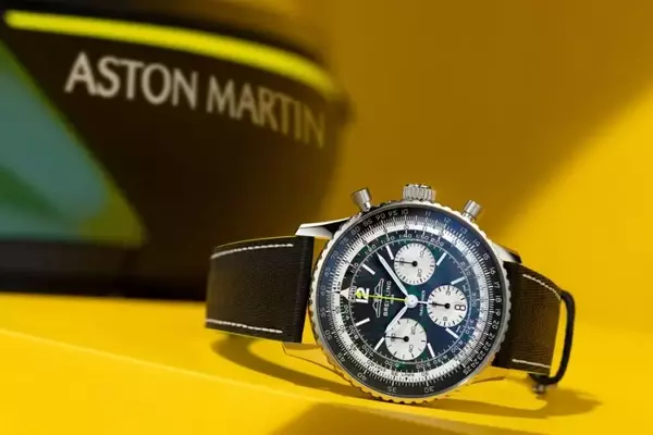 Breitling and Aston Martin Join Forces for a New F1-Inspired Navitimer