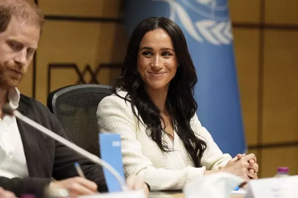 The Duke and Duchess of Sussex on a humanitarian visit to Jordan