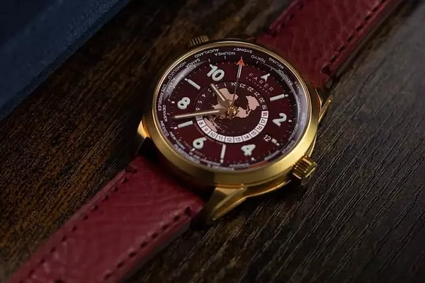 A Closer Look at the New Farer World Timer Thorne Gold