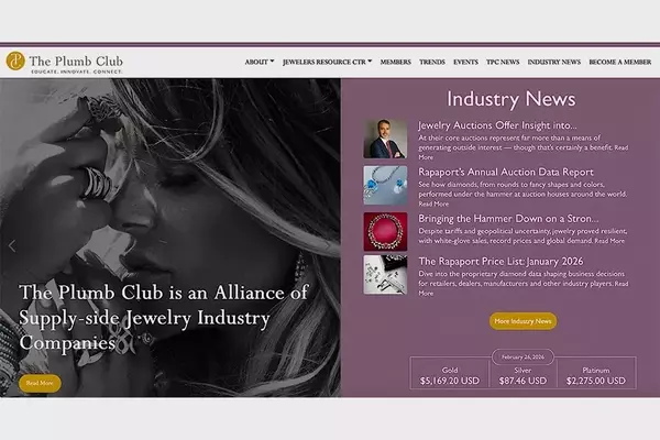The Plumb Club Revamps Website for Enhanced Jeweler Resources