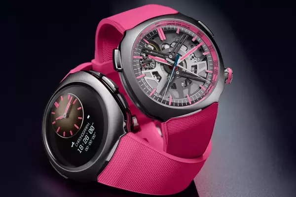 H. Moser & Cie Streamliner Alpine Pink Edition Watches: A Fusion of Horology and F1 Racing