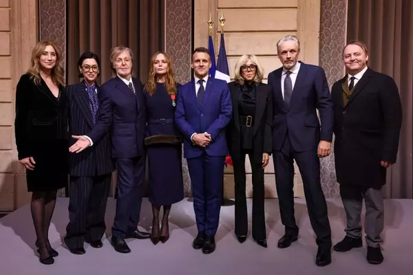 Stella McCartney Awarded France's Highest Honor at Elysée Palace