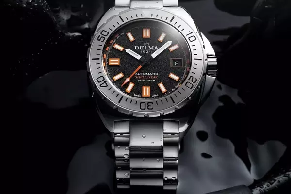 Delma Unveils the New 41mm Steel Shell Star Dive Watch