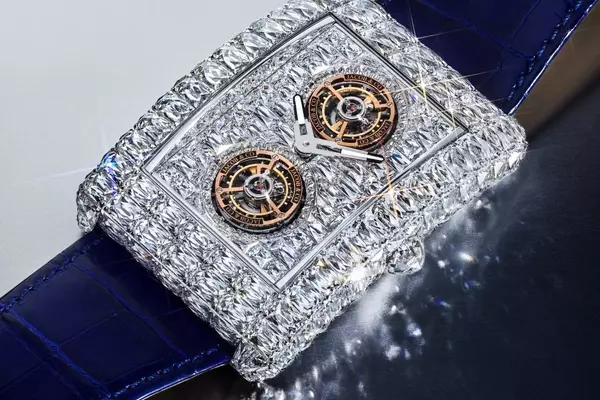 Jacob & Co. Unveils Billionaire Double Tourbillon Angel Cut Timepiece
