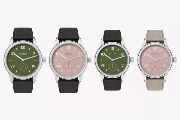 Nomos Club Campus: New Rose and Olive Dial Variations Unveiled
