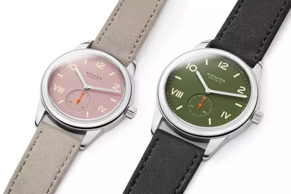 Nomos Glashütte Introduces New Club Campus Full Rose and All Olive Timepieces