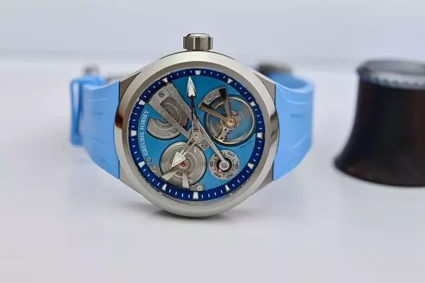 Greubel Forsey Debuts Striking Blue Titanium Balancier 3 Timepiece