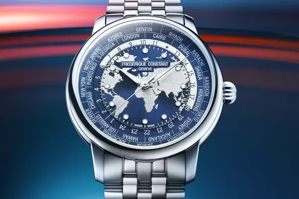 Frederique Constant Elevates Classic Worldtimer with Enhanced Design and Movement
