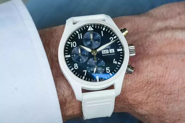 IWC Debuts White Ceramic Pilot's Watch Chronograph 41 Le Petit Prince