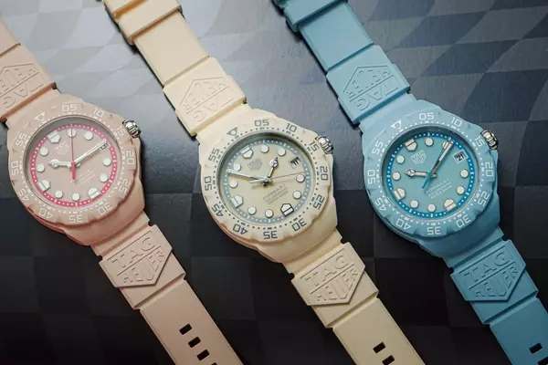TAG Heuer Introduces Vibrant Pastel Formula 1 Solargraph Collection