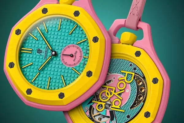 Audemars Piguet x Swatch Royal Pop: A Novel Pocket Watch Collaboration