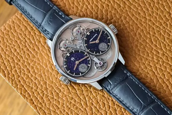 Armin Strom's Dual Time GMT Resonance Aventurine: A Stellar Fusion of Horology and Art