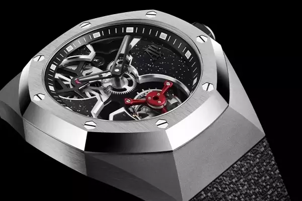 Audemars Piguet Introduces New Royal Oak Concept Flying Tourbillon with a Striking Red Accent