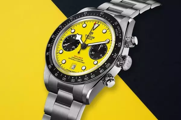 Tudor Launches Compact Black Bay Chrono 39 "Bumblebee" with Vibrant Yellow Dial