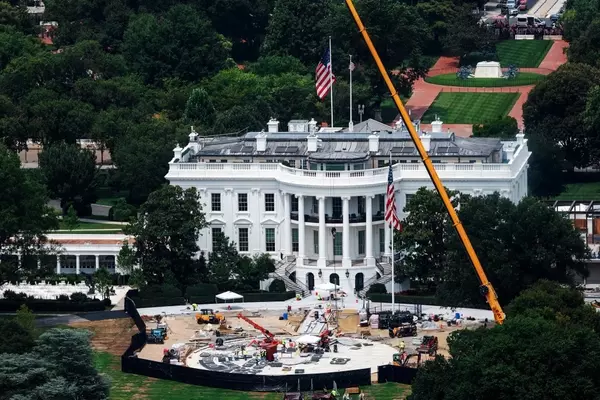 White House Helipad Project Faces Setback and Redesign