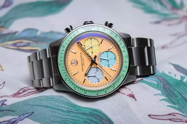 Wind Vintage x True North Rally Timer IV 'Dreamsicle' Watch: A Colorful Collaboration
