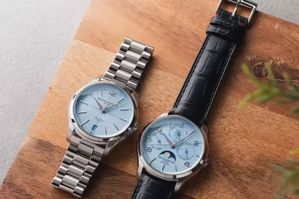 Baume & Mercier Unveils Icy Blue Clifton 10870 and Perpetual Calendar 10872 Editions
