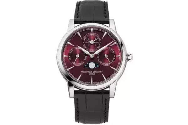 Frederique Constant Unveils Burgundy Perpetual Calendar