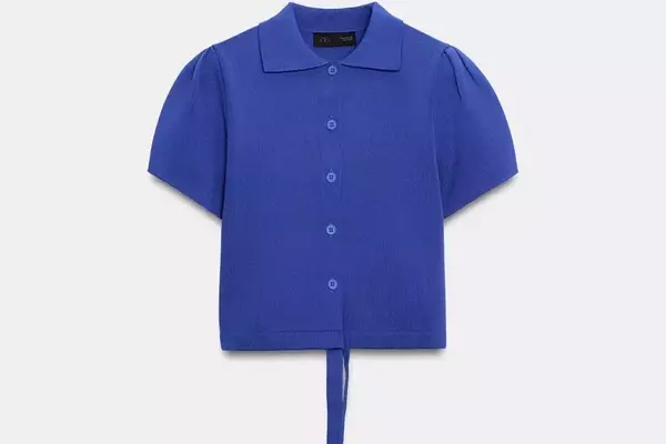 Zara's Cobalt Blue Knit Cardigan: A Must-Have for Fall Fashion