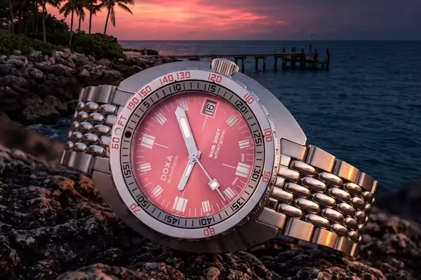 Doxa Unveils Limited Edition SUB 200T Afterglow with Sunset-Inspired Pink Dial