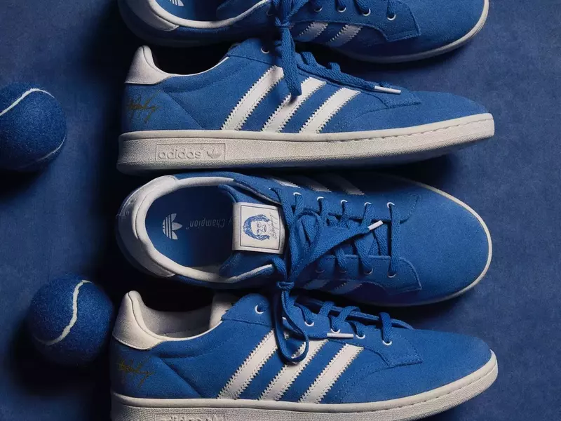 Adidas Revives Billie Jean King's Iconic Blue Suede Tennis Shoes